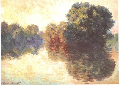 Die Seine bei Giverny von Claude Monet